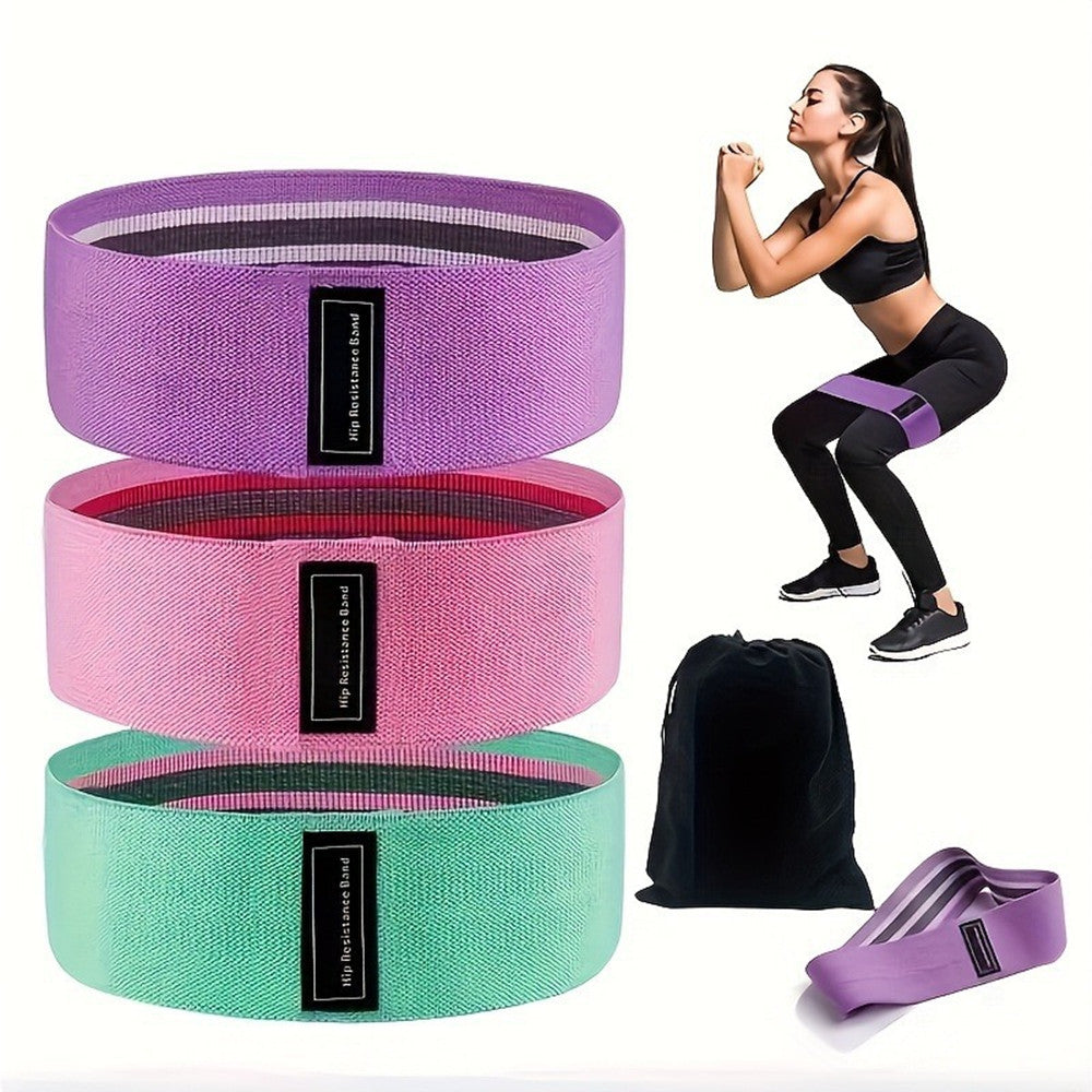 Fabric resistance loop bands set of 3