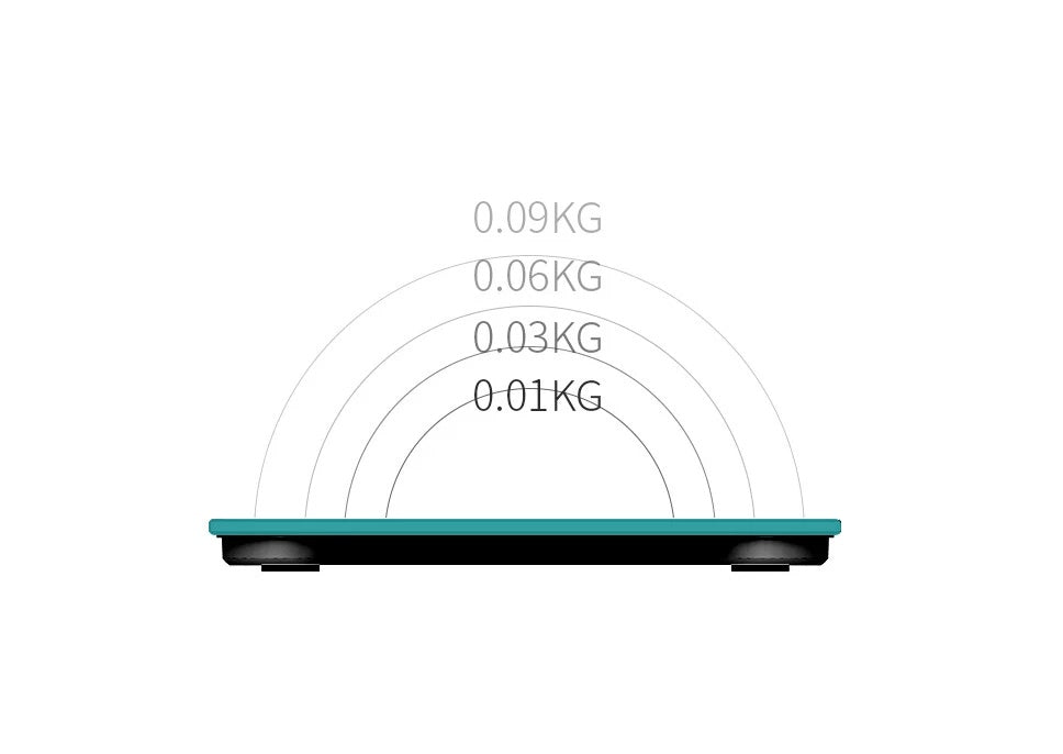 Body fat scale detail
