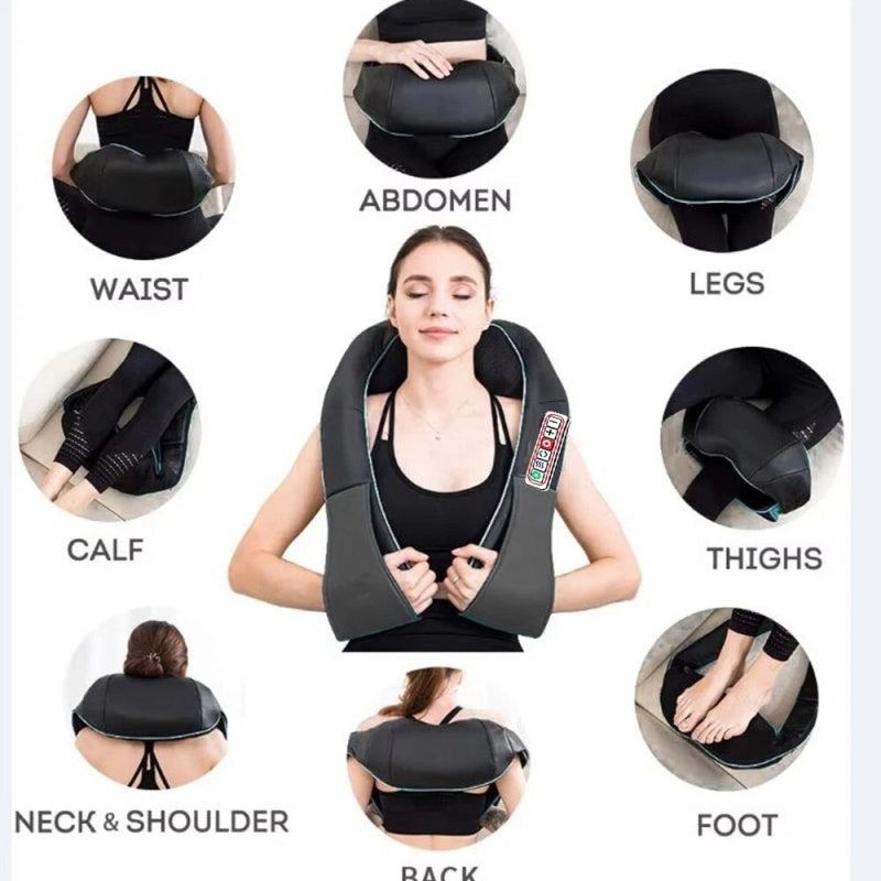 Massager shiatsu nodes