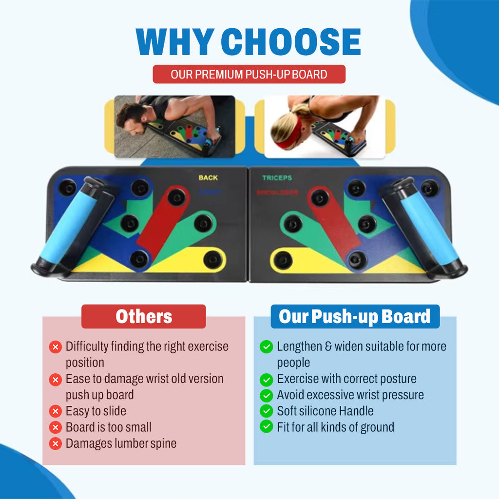 Push-up board detail