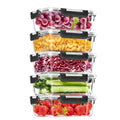 Glass food storage containers set of 5