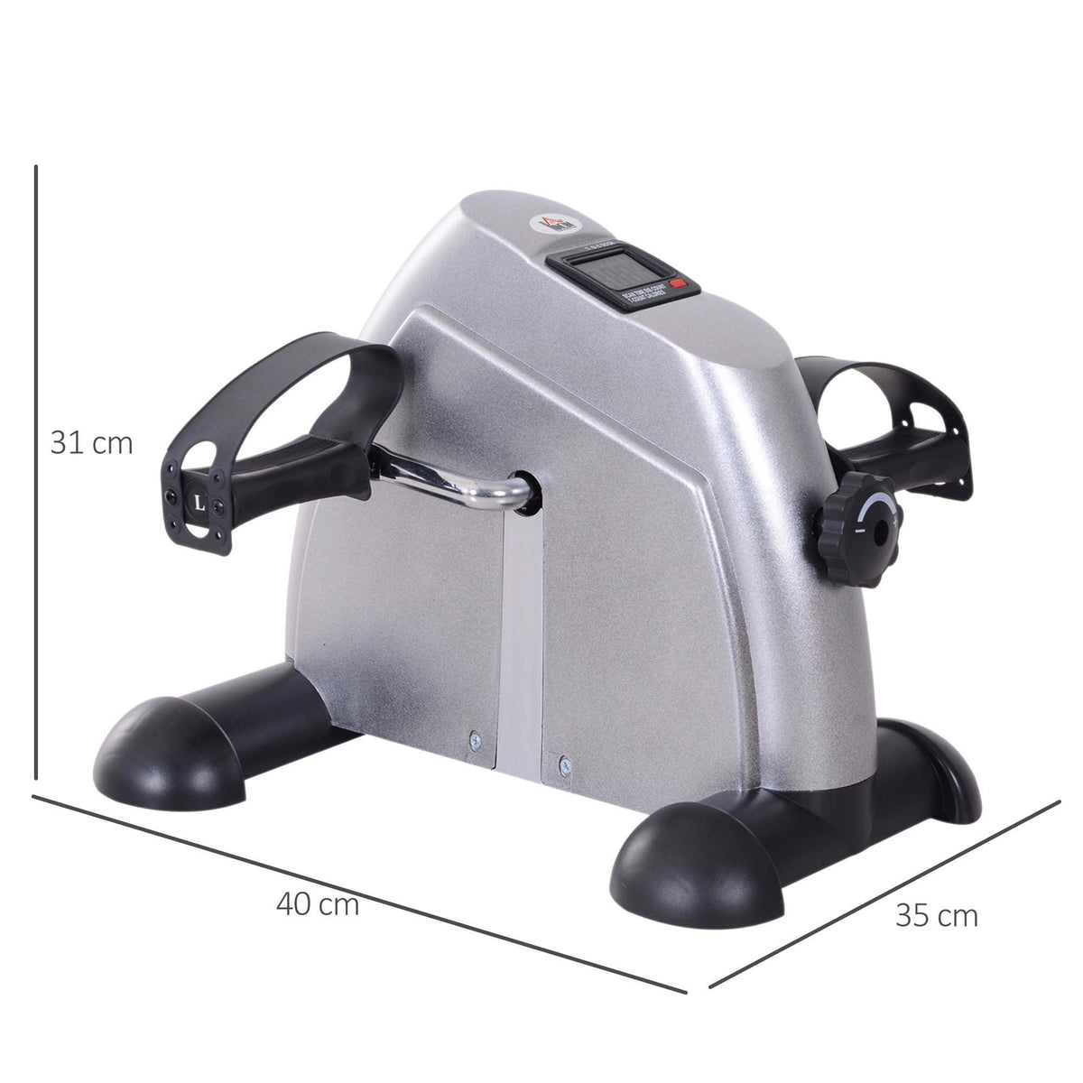 Pedal exerciser LCD display