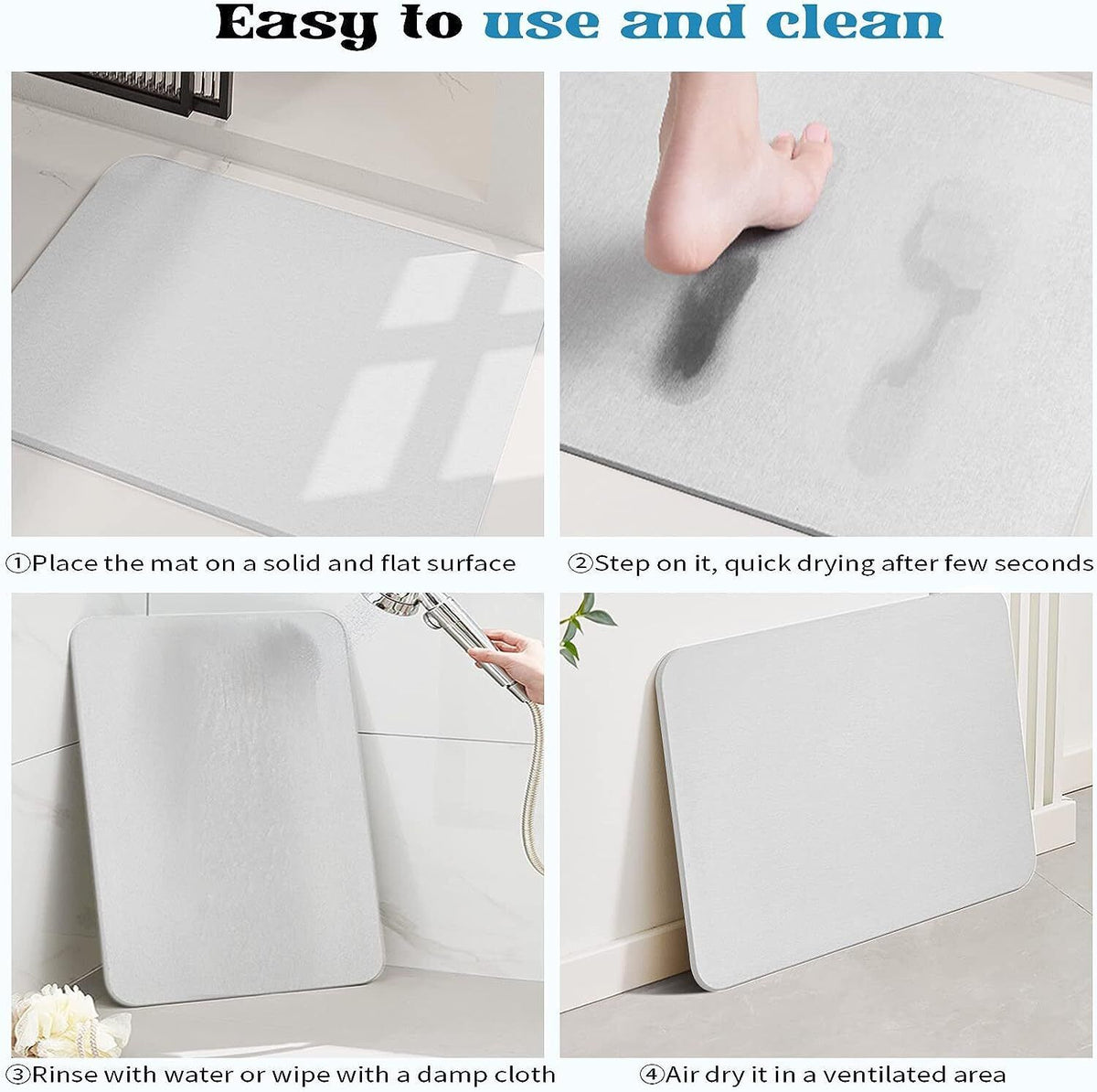 Bath mat detail