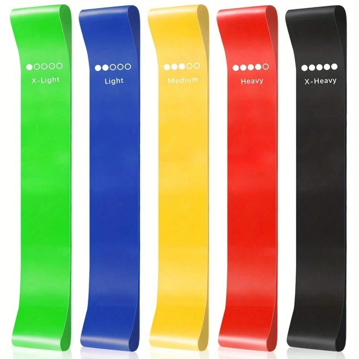 Resistance band strengths