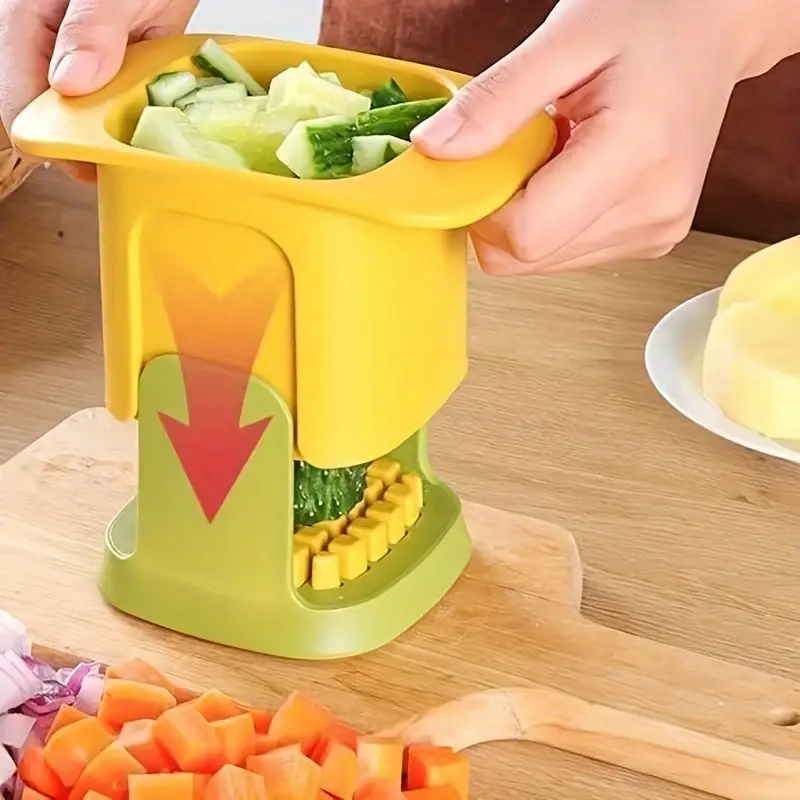 Manual vegetable chopper and fruit slicer