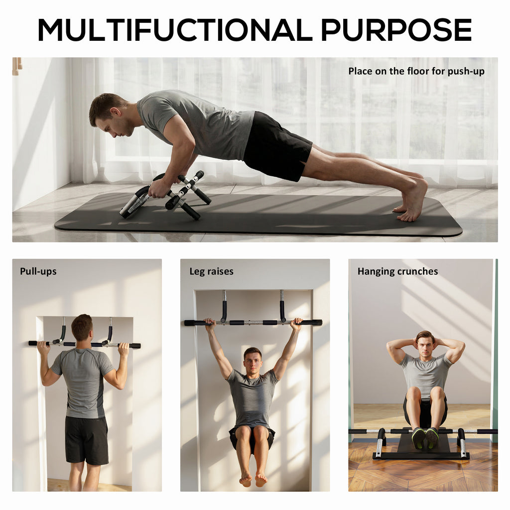 Pull-up bar floor exercises