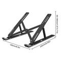 Adjustable aluminium laptop stand